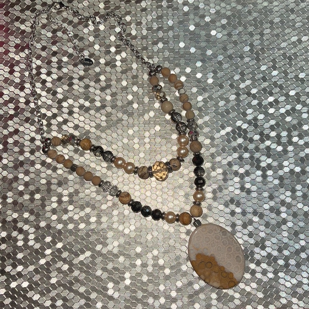 Multi-gem necklace 16/19”+2”extender - Picture 4 of 4